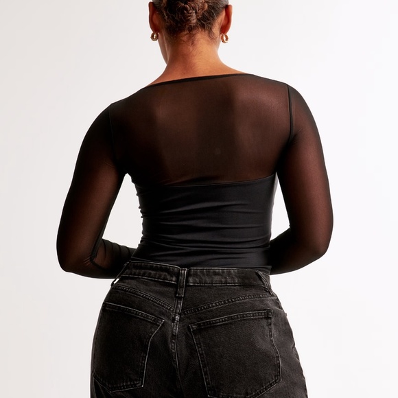 Abercrombie Mesh Bodysuit – Size S - Picture 5 of 7
